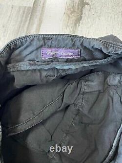 Ralph Lauren Purple Label Cargo Military Pants 34x34 Black Paratroop Flight