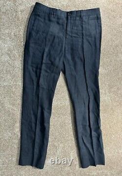 Ralph Lauren Purple Label Men's Linen Pant's Made In Italy (32) Straight Fit