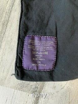 Ralph Lauren Purple Label Military Cargo Pants 34x33 Black Paratroop