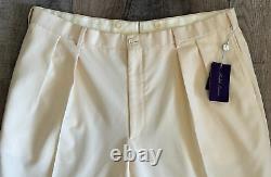 Ralph Lauren Purple Label Upscale Designer Luxury Pants Made In Italy $695 New