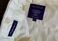 Ralph Lauren Purple Label Upscale Designer Luxury Pants Made In Italy $695 New