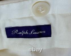 Ralph Lauren Purple Label Upscale Designer Luxury Pants Made In Italy $695 New