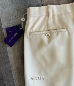 Ralph Lauren Purple Label Upscale Designer Luxury Pants Made In Italy $695 New