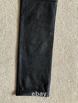 Ralph Lauren RRL Black Leather Pants Mens 30