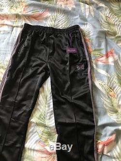 Rare Needles Pants Black Purple Size M Japan