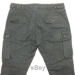 Rare VTG RLX Ralph Lauren Tactical Pockets Cargo Pants 90s Polo Black NWT 36/30