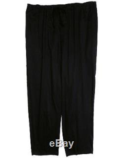 Rare Yohji Yamamoto Pour Homme Drapey Wide Pants/Trousers Drawstrings Black
