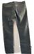 Regulation London Long Black Leather Trousers Size 30 Waist 32 Leg £445 Rrp