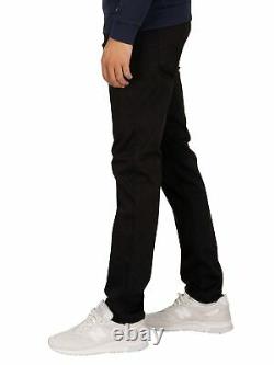 Replay Men's Anbass Hyperflex X-Lite Slim Jeans, Black