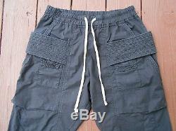 Rick Owens Black Cargo Pod Pants Size XS Fits US 28-30 Waist