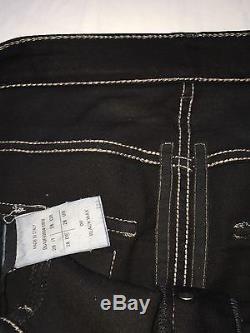 Rick Owens Black Memphis Trousers Size 28 100% Authentic