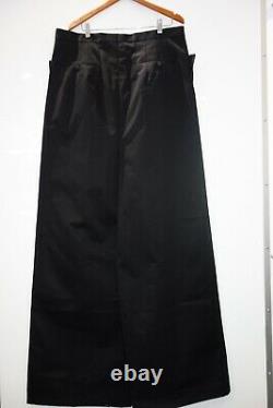 Rick Owens Black Pants. Full wide cut. Made in Italy. Size 46