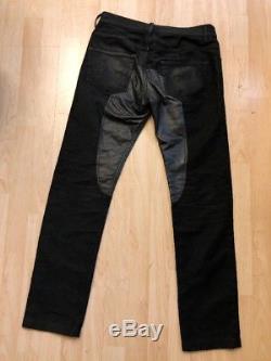 Rick Owens Cotton/Leather Pants Sz 31
