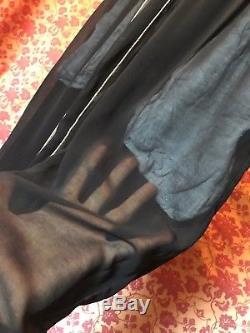 Rick Owens DRKSHDW men futuristic pants color black size L runway show