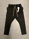 Rick Owens Drkshdw $885 Sale Men's Creatch Black Cargo Pants 36 Size