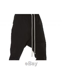 Rick Owens Drkshdw Black Drawstring Trousers Size L / 52 RRP £430