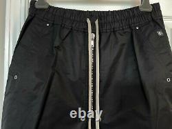 Rick Owens NWT 21SS Rare Material Drawstring Bela Pants Black Size M