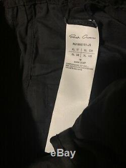Rick Owens Pants Zipper Black XL