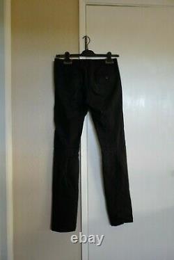 Rick Owens Wool Flannel Lined Tailored Detroits Size XS Black Trousers