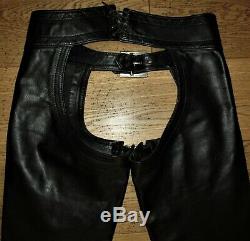 Rob Amsterdam Premium Gay Leather Chaps Trousers Jeans Bluf Uniform Mr B