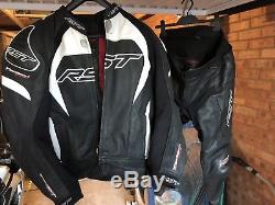 Rst Tractech 2 Piece Leathers, Jacket Uk Size 48, Trousers Uk Size 36, Bargain