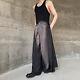 Runway Mens Designer Darkness Style Long Wide Leg Pants Trousers Punk Asymmetric