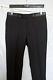 Ss12 Dior Homme Black Wool Leather Waist Pants Trousers 46 Kva