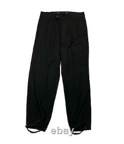 SS1999 Yohji Yamamoto Pour Homme Black Dress Pants Size XL