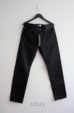 STONE ISLAND TYPESL Slim-Fit Black Cotton Trousers W34 Certilogo RRP £175
