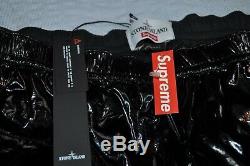SUPREME x Stone Island Silk Pants Black Size Medium W30-32 SS19 2019 SI