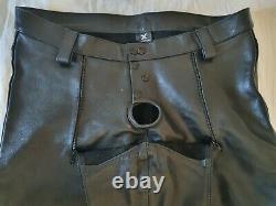 Sailor Front Heavy Leather Jeans by Expectations London Gay Int 40w BLUF VGC
