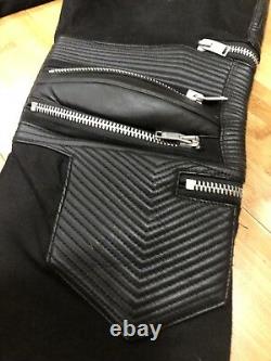 Saint Laurent Motorcycle Pants With Zippers