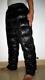 Shiny Nylon Wet-look Down Pants Jogging Sport Trousers Training Bottoms Xs-4xl