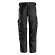 Snickers 6324 Allroundwork Canvas+ Stretch Work Trousers+ Black / Black