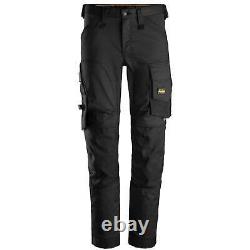 Snickers 6341 Allround Work Stretch Slim Fit Trousers Black 33 30