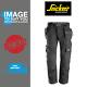 Snickers 6902 Black Flexiwork Work Trousers With Holster Pockets