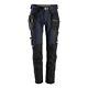 Snickers 6972 Flexiwork Work Trousers+ Detachable Holster Pockets Navy / Black