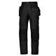 Snickers Trousers 6200 Allroundwork Holster Pocket Trousers Mens Black 30w 32l