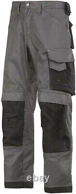 Snickers Workwear Duratwill Holster Trousers Muted Black & Black Various Sizes