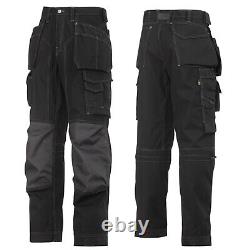 Snickers Workwear Trousers Pants Floorlayer Holster Pocket Black Grey 3223 30-44