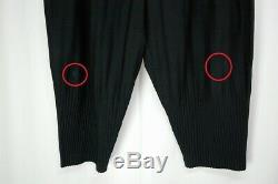 Special Price HOMME PLISSE ISSEY MIYAKE Black Men's Cropped Pants size3 284 1869