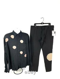 Ss2006 Yohji Yamamoto Pour Homme Moon Painted (Shirt And Pants) NWT SZ M