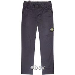 Stone Island Black Chino Trousers Size Meduim / Size M / Mens / Black / Cot