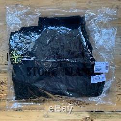 Stone Island Black Garment Dyed Paracadute Cargo Trouser Pants Large 34 BNWT