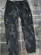 Stone Island Black Grey Pixel Camo Cargo Pants Trousers 34w Very Rare Design