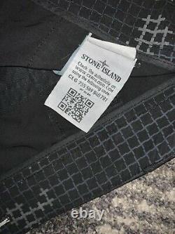 Stone Island Black Grey Pixel Camo Cargo Pants Trousers 34W Very Rare Design