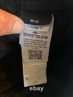 Stone Island Black Parachute Cargo trousers