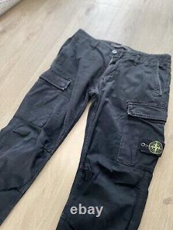 Stone Island Cargo Pants Trousers Black Size 32