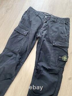 Stone Island Cargo Pants Trousers Black Size 32