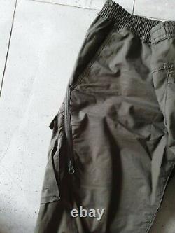 Stone Island Ghost Piece technical cargo pants 33 32 tech olive green black